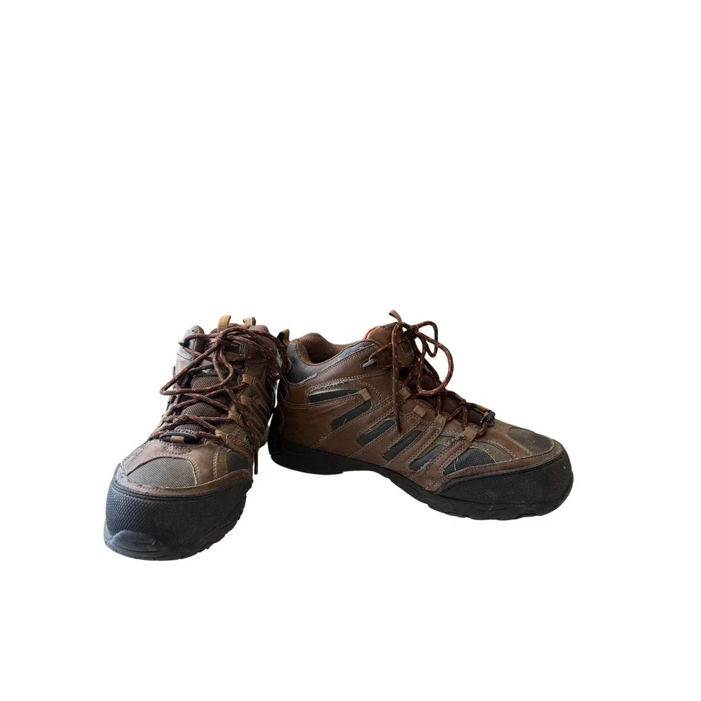Rustler Advantage Steel Toe Work Boots Brown Leather Hiking Utility Mens 11.5